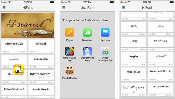 Aplikasi Font iPhone Terbaik dan Gratis