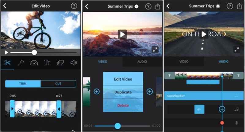 Aplikasi menggabungkan video dan foto