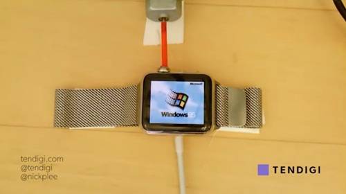 Windows 95 dipasang di Apple Watch