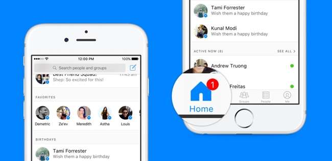 Tab FB Messenger iOS Terbaru