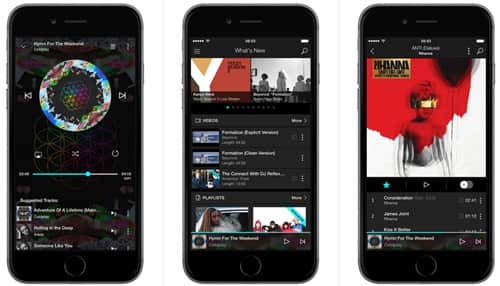 Aplikasi Streaming TIDAL untuk iPhone