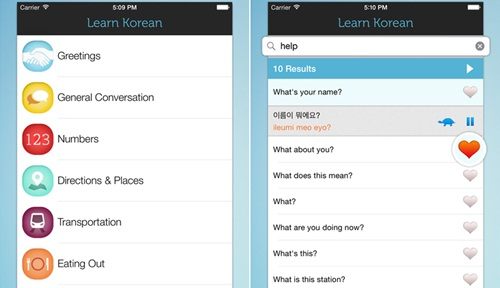 Aplikasi Belajar Bahasa Korea Terbaik iPhone