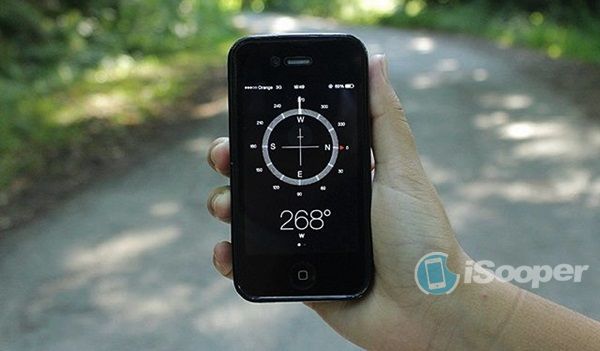 Aplikasi Kompas iPhone