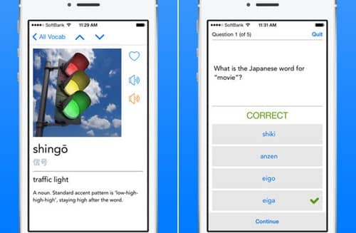Aplikasi Mempelajari Bahasa Jepang iOS