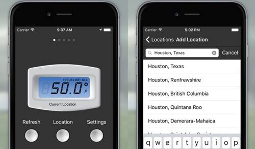 Aplikasi Pengukur Suhu Ruangan iPhone