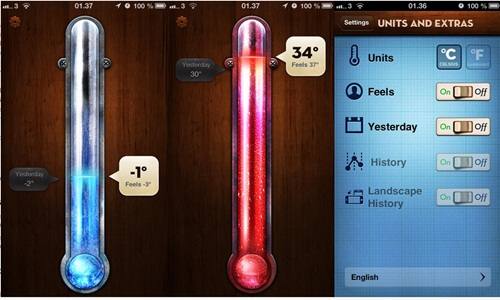 Aplikasi Pengukur Suhu iPhone