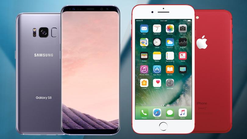 iPhone7 vs Galaxy S8